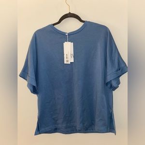 Zara thick blue shirt